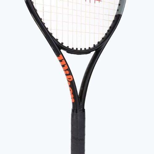 Racchetta da tennis Wilson Burn 100 V4.0 nero e arancione WR044710U