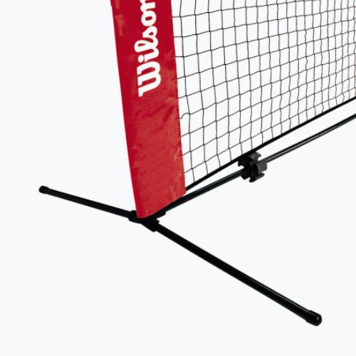 Rete da tennis Wilson Starter Ez Tennis Net 6.1 m nera/rossa