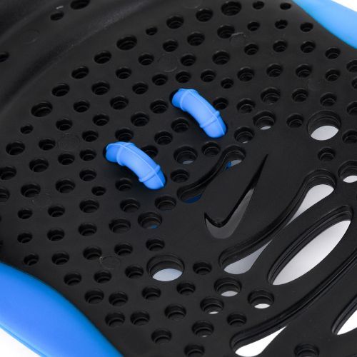 Ausili per l'allenamento Nike Pagaie per il nuoto a mano nero/blu foto