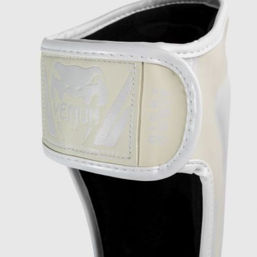 Protezioni per tibia Venum Elite Standup bianco/bianco