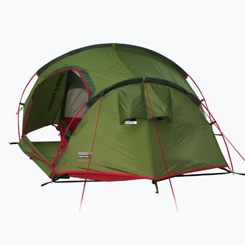 Tenda da trekking per 2 persone High Peak Sparrow LW 2 pesto/rosso