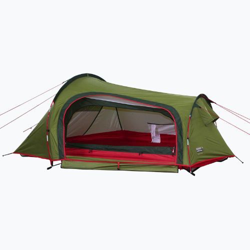 Tenda da trekking per 2 persone High Peak Sparrow LW 2 pesto/rosso