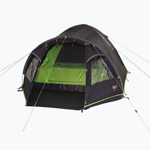 Tenda da campeggio per 4 persone High Peak Talos 4 grigio scuro/verde