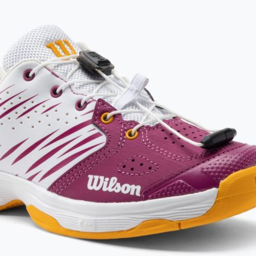 Wilson Kaos 2.0 Jr scarpe da tennis per bambini bianco e rosa WRS329090