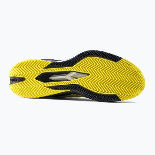Scarpe da tennis Wilson Rush Pro 4.0 Clay da uomo nero e giallo WRS329450