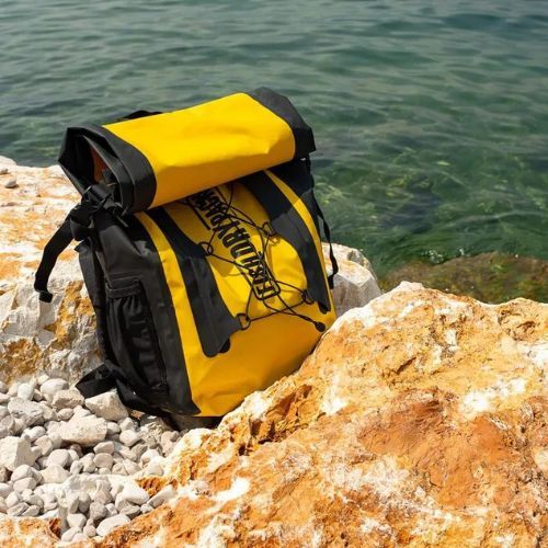 FishDryPack Explorer 20 l zaino impermeabile giallo