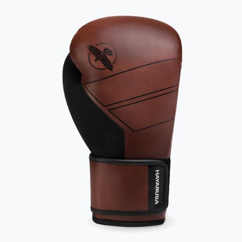 Guanti da boxe Hayabusa S4 in pelle marrone