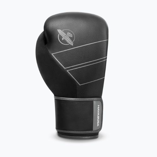 Guanti da boxe in pelle Hayabusa S4 nero