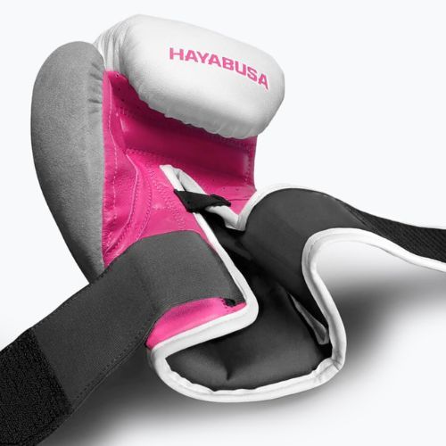 Guanti da boxe Hayabusa T3 bianco/rosa