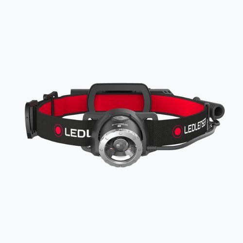 Lampada frontale Ledlenser H8R Box nero/rosso