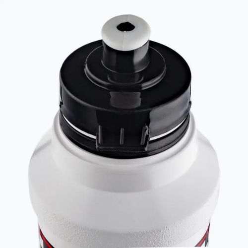Bottiglia da bicicletta per bambini Polisport Race 300 ml bianco/rosso con cestino
