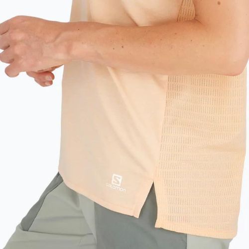 Maglietta da trekking Salomon Outline Summer albicocca da donna