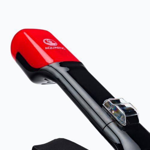 Maschera integrale per lo snorkeling AQUASTIC SMA-01SC rosso