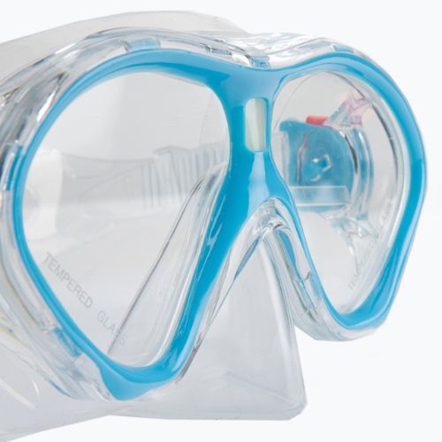 Set da snorkeling per bambini AQUASTIC MSK-01N blu