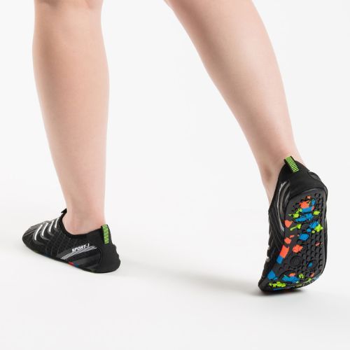 AQUASTIC Aqua WS049 scarpe da acqua nere