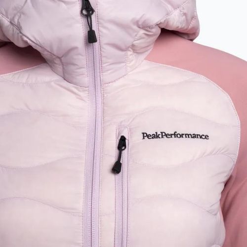 Giacca donna Peak Performance Helium Down Hybrid Hood cold blush