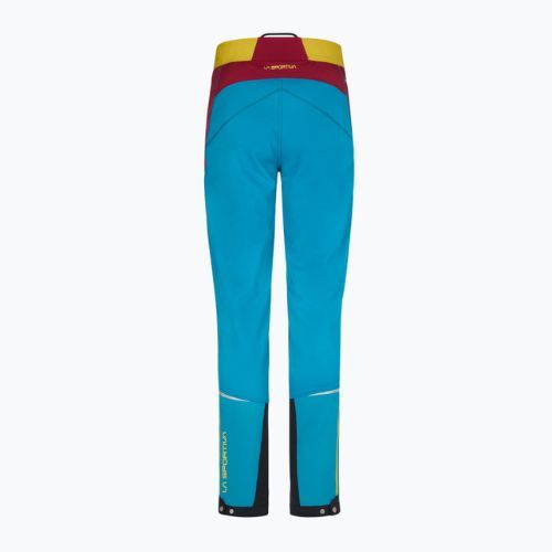 Pantaloni da sci La Sportiva da uomo Karma crystal/sangria
