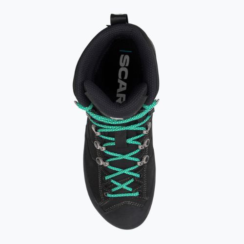 Stivali da trekking da donna SCARPA Mescalito TRK GTX antracite scuro/verde tropicale