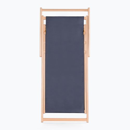 Lettino da giardino con regolazione KADVA LSR01310 grigio