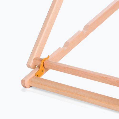 Lettino da giardino con regolazione KADVA LSR01310 grigio