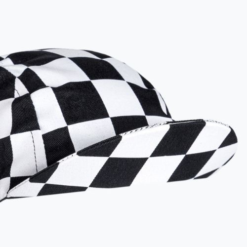 Berretto da ciclismo Luxa Squares bianco/nero