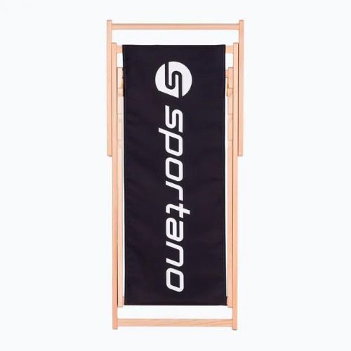Lettino da giardino regolabile Sportano LSR01310 nero