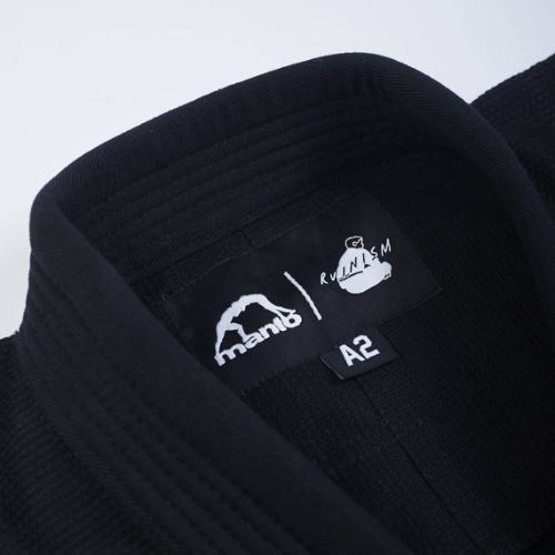 GI per il jiu-jitsu brasiliano da uomo MANTO Ruinism BJJ nero