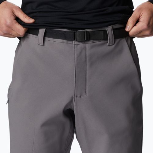 Columbia Passo Alto III Heat city pantaloni softshell da uomo grigio