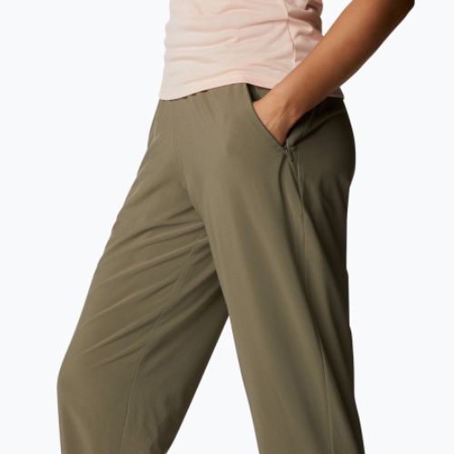 Pantaloni da trekking Columbia Pleasant Creek Warm Jogger verde pietra da donna