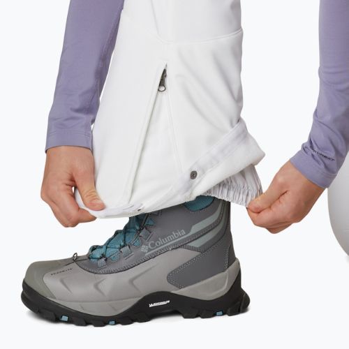 Pantaloni da sci Columbia Roffe Ridge IV da donna, bianco