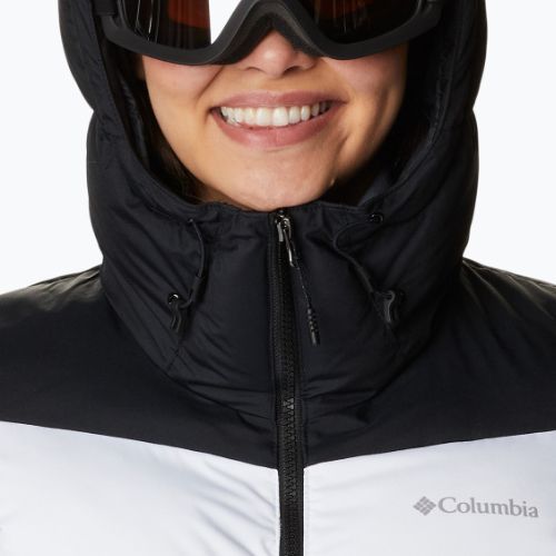 Giacca da sci Columbia Abbott Peak Insulated da donna, stampa lookup bianca/nero/bianco