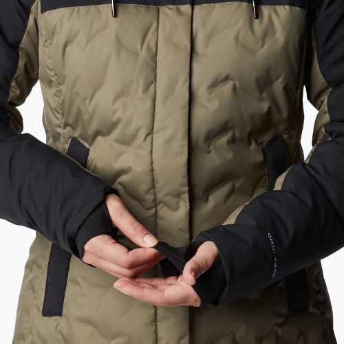 Columbia Mountain Croo II Mid Down Coat donna verde pietra/nero