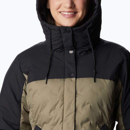 Columbia Mountain Croo II Mid Down Coat donna verde pietra/nero