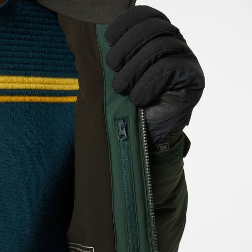 Giacca da sci da uomo Helly Hansen Alpha 3.0 abete scuro