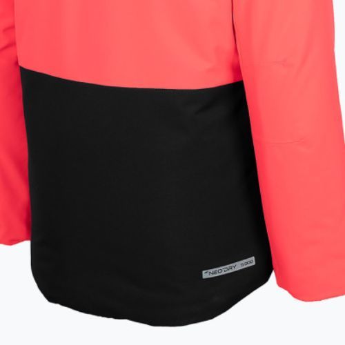 Giacca da sci per bambini 4F JKUDN001 neon corallo