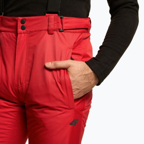Pantaloni da sci da uomo 4F SPMN001 rosso
