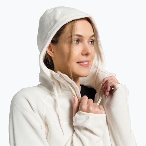 Felpa da trekking da donna The North Face Homesafe Full Zip Fleece Hoodie gardenia bianco/erica
