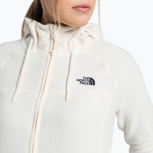 Felpa da trekking da donna The North Face Homesafe Full Zip Fleece Hoodie gardenia bianco/erica
