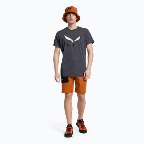 Camicia da trekking Salewa Solidlogo Dry premium navy melange da uomo