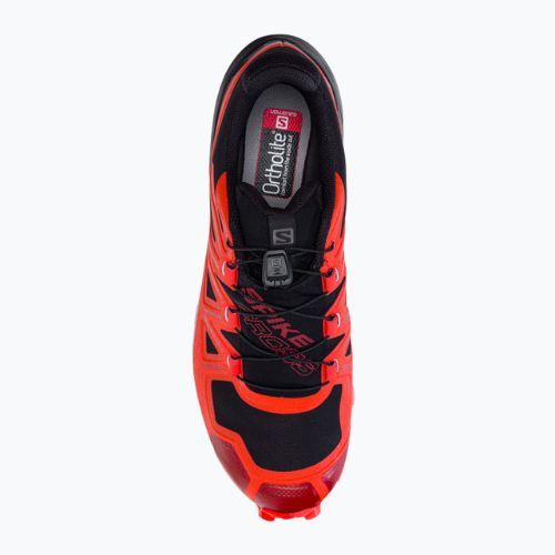 Scarpe da corsa da uomo Salomon Spikecross 5 GTX nero/rosso corsa/rosso