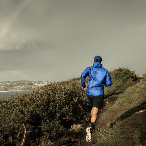 Salomon Supercross 4 GTX scarpe da corsa da uomo blu nautico/nero/rainy