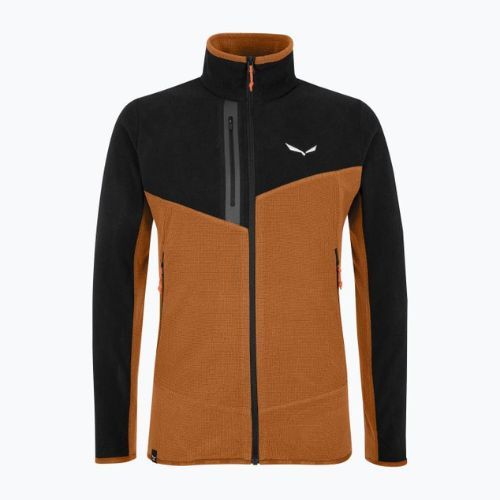 Felpa da trekking Salewa Paganella EN autunno/nero da uomo