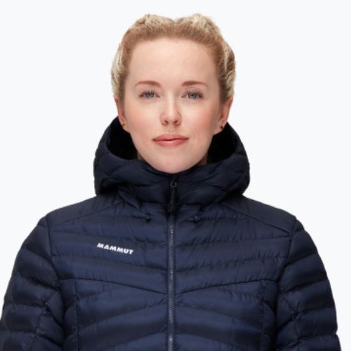 Piumino da donna Mammut Albula IN con cappuccio marine