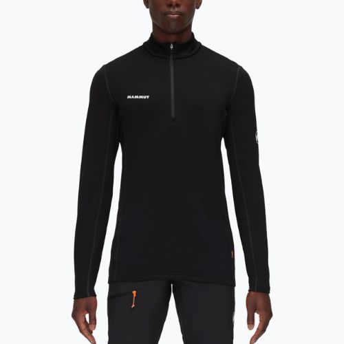 Felpa da trekking da uomo Mammut Aenergy ML Half Zip Pull nero