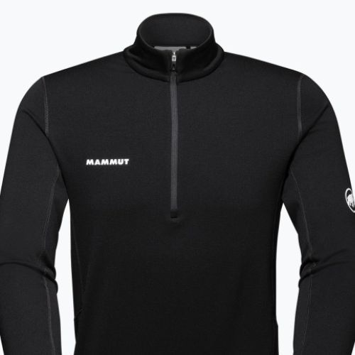 Felpa da trekking da uomo Mammut Aenergy ML Half Zip Pull nero