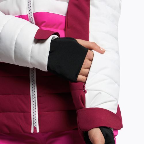 Giacca da sci CMP donna rosa e bianca 31W0226/A001