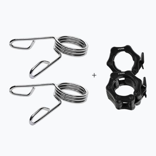HMS GO205 Bilanciere olimpico dritto in argento Premium 17-60-005