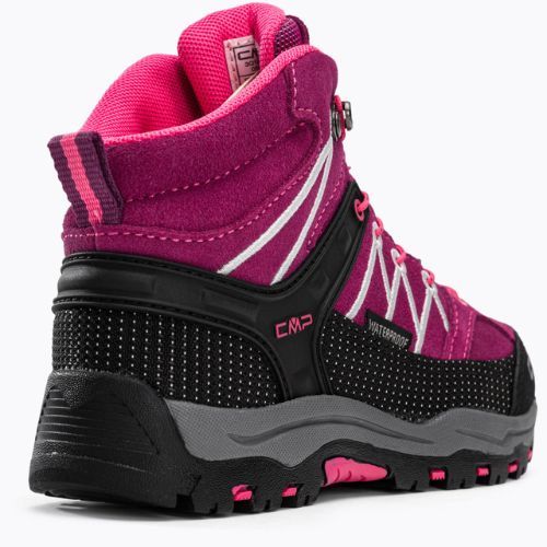 CMP Rigel Mid stivali da trekking per bambini rosa 3Q12944