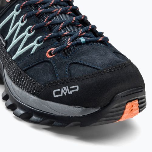 Stivali da trekking da donna CMP Rigel Mid nero e blu navy 3Q12946