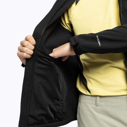 Giacca softshell da uomo The North Face Diablo Softshell Cappuccio staccabile nero/nero